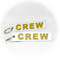 Keyring CREW (white/gold)