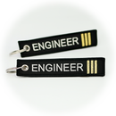 Keyring Engineer 3 Bars (black/gold)