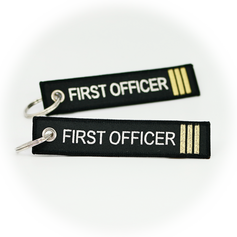 Keyring First Officer (black/gold)