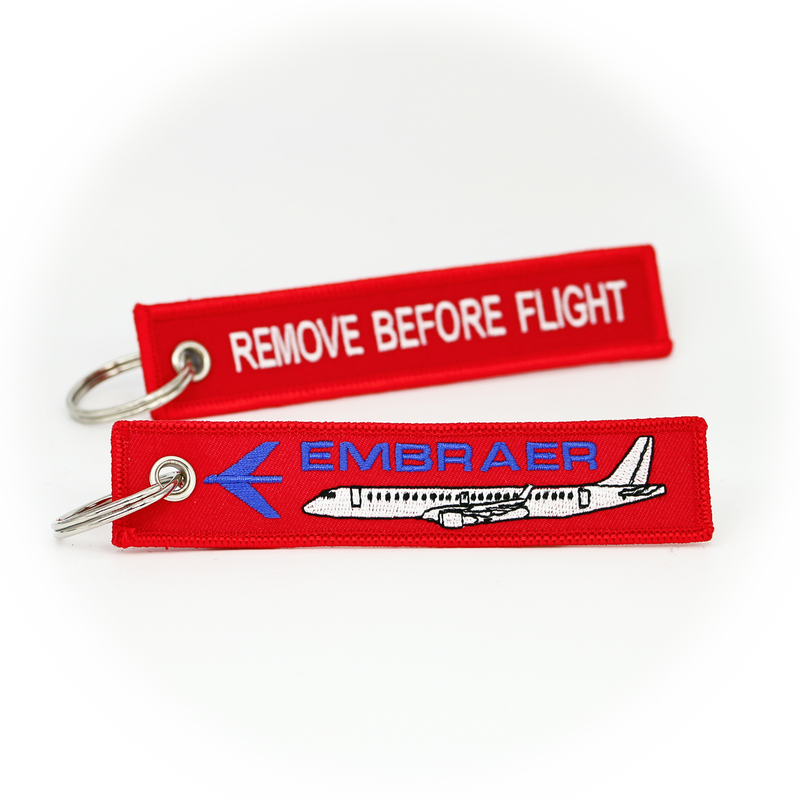 Keyring Embraer Jet / Remove Before Flight