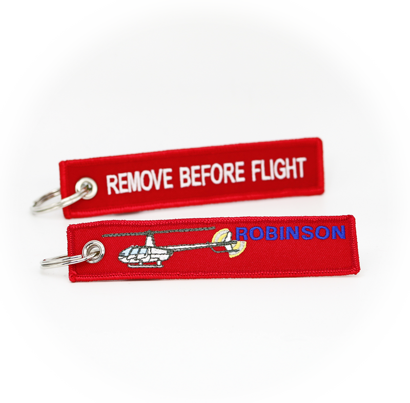 Keyring Robinson Helicopter / Remove Before Flight