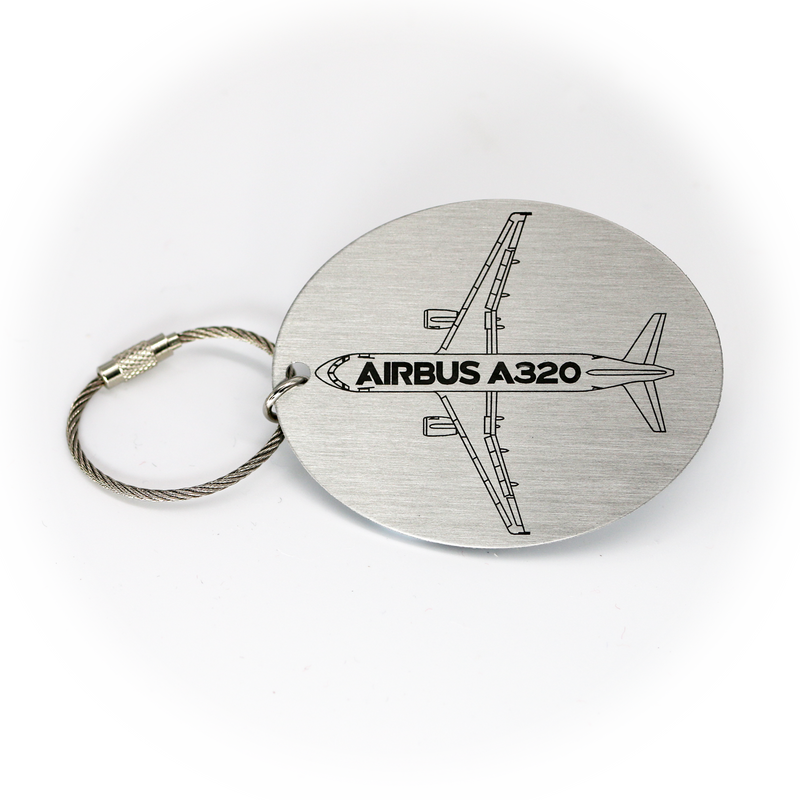 Keyring Airbus A320 (metal)