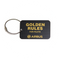 Airbus Golden Rules metal plate keyring (black version)