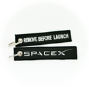 Keyring Spacex / Remove Before Launch (black)