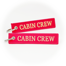 Keyring Cabin Crew (pink/gold)