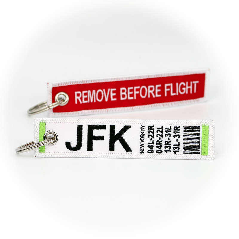 Keyring JFK Airport / Remove Before Flight