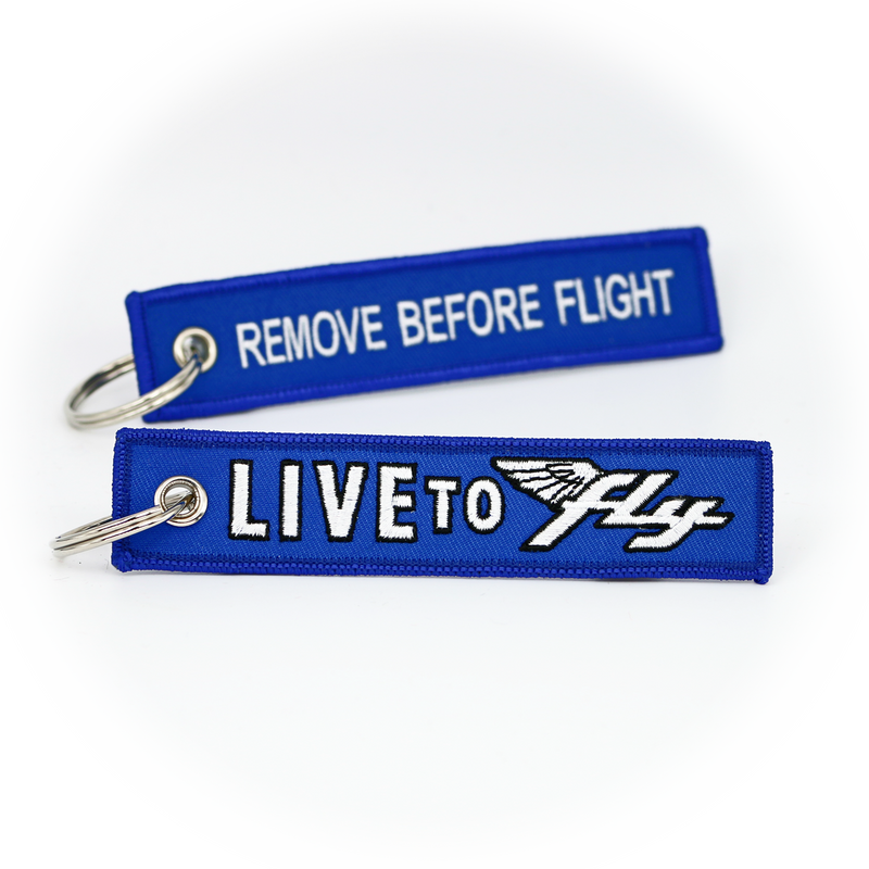 Keyring Live to Fly / Remove Before Flight