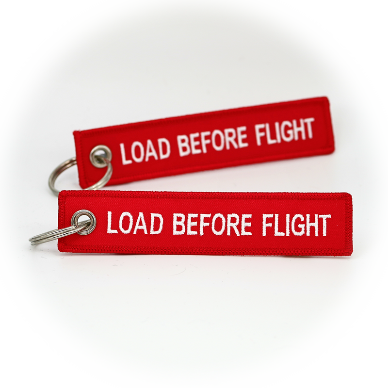 Keyring Load Before Flight (red)