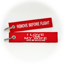 Keyring I Love it when my wife lets me go flying / Remove Before Flight