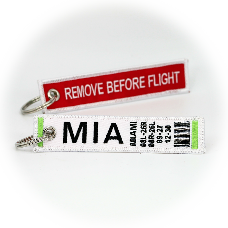 Keyring MIA Airport / Remove Before Flight