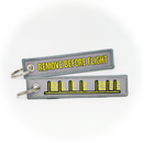 Keyring Apron Parking Lines / Remove Before Flight