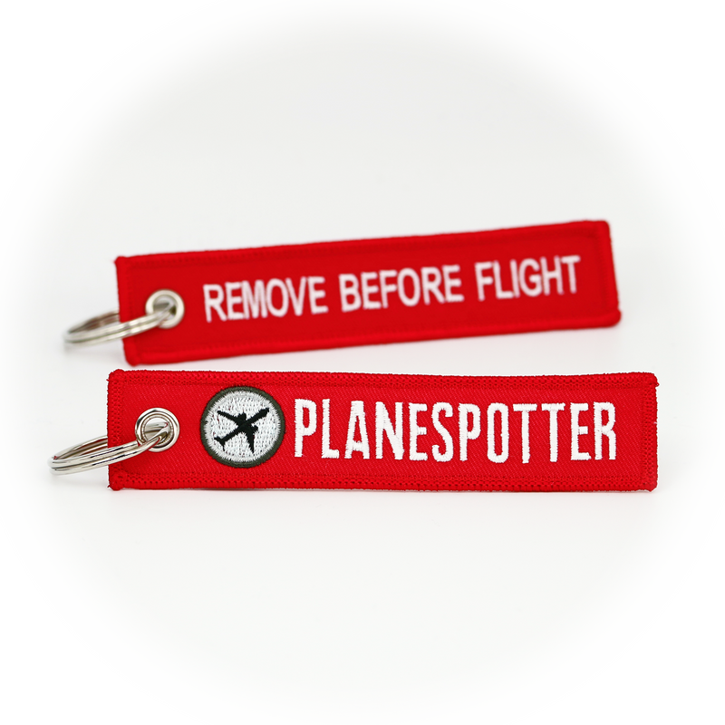 Keyring Planespotter / Remove Before Flight