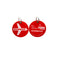 Keyring SWISSAIR The Airline of Switzerland logo circular (woven)