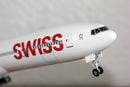 SWISS Boeing 777-300ER Desktop model 1:160 with landing gear + Cabin Lights!