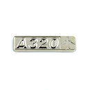 Pin Airbus A320 (rectangle with airplane silhouette)