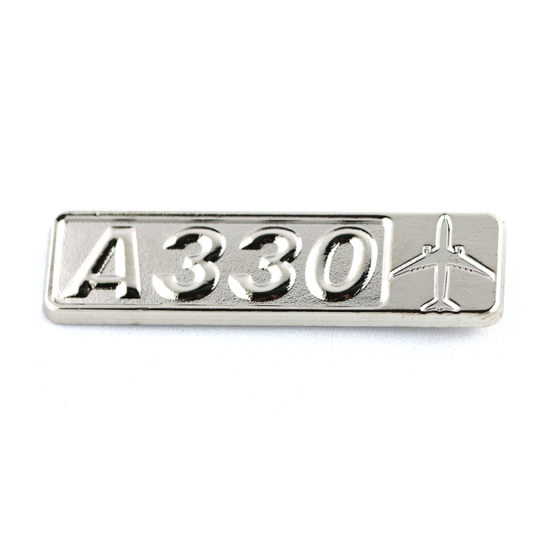 Pin Airbus A330 (rectangle with airplane silhouette)