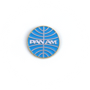 Pin Pan Am round globe logo