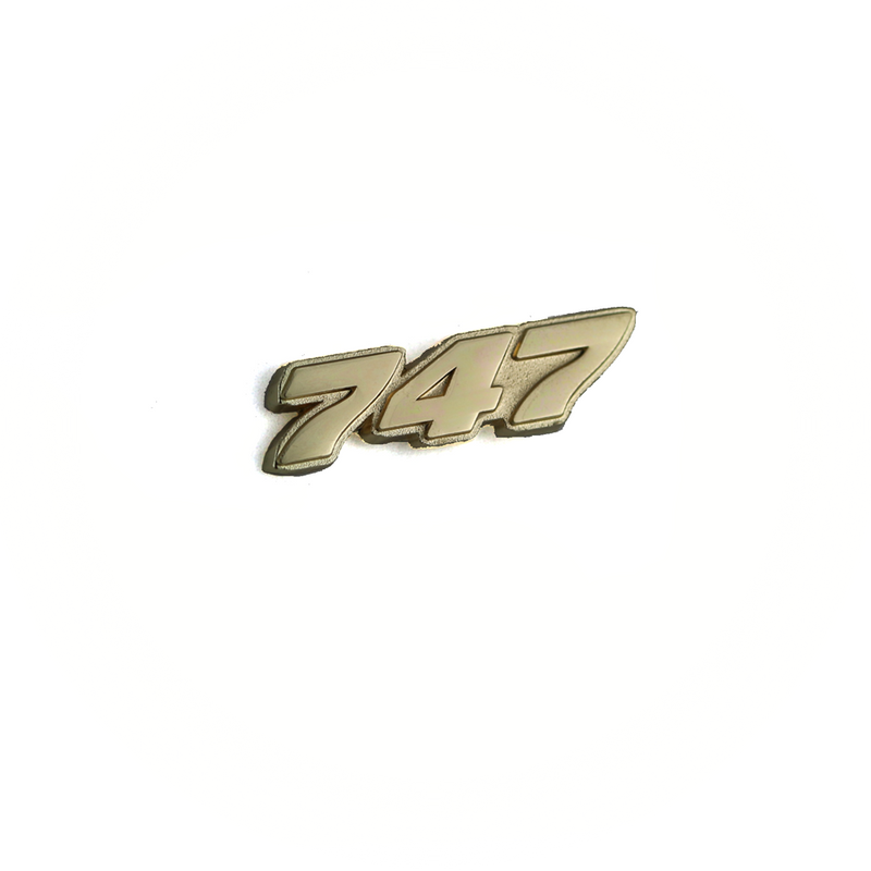 Pin Boeing 747 "numbers"