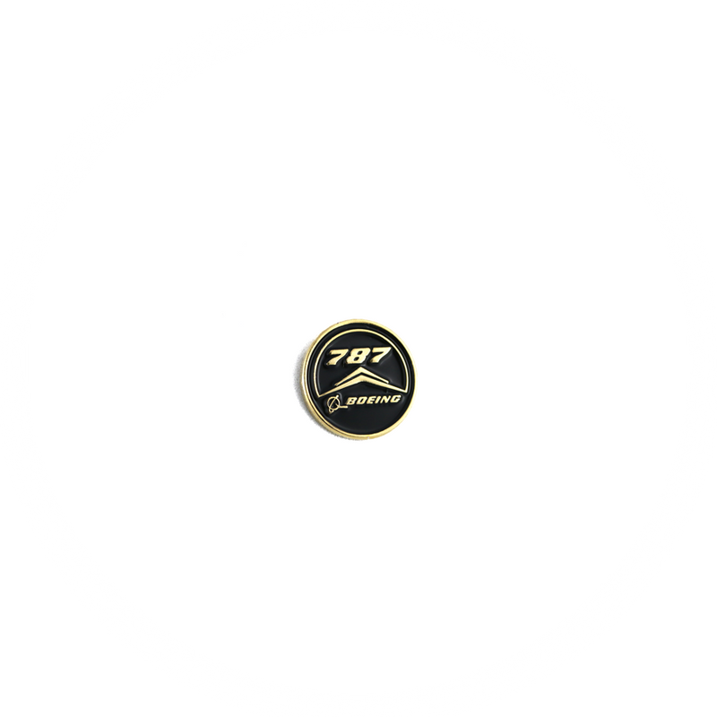Pin Boeing 787 (round black)