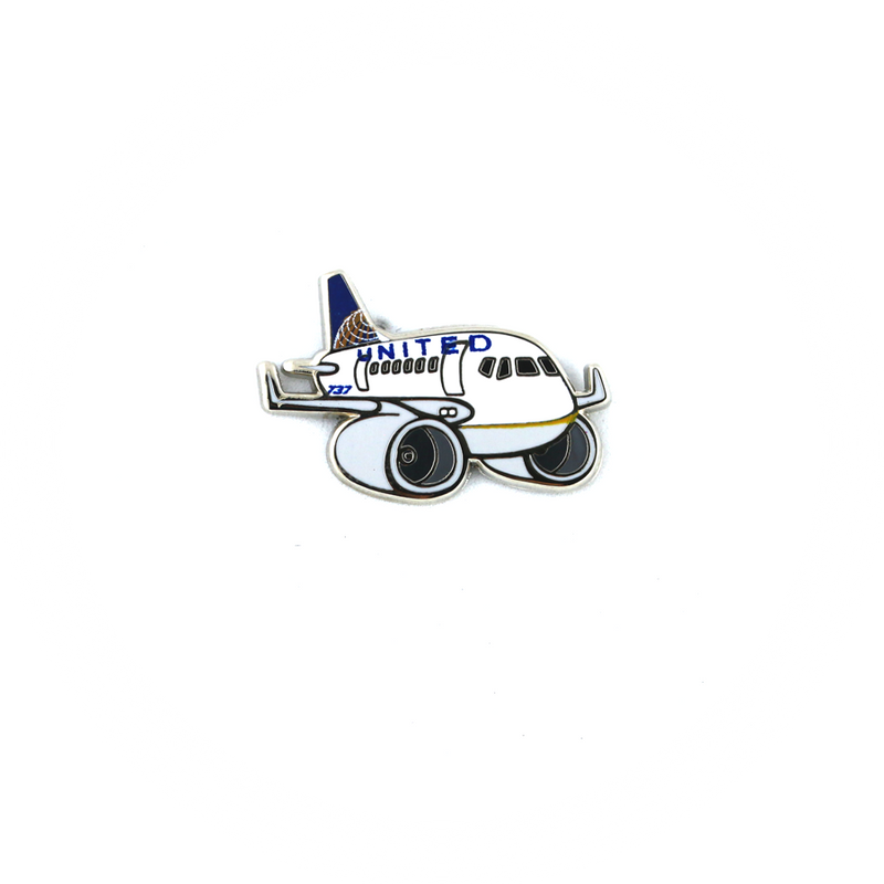 Pin United Airlines Boeing 737 "chubby"