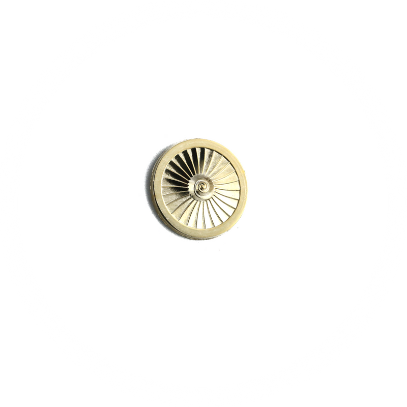 Pin Jet Engine Fan 1. Stage (golden tone)