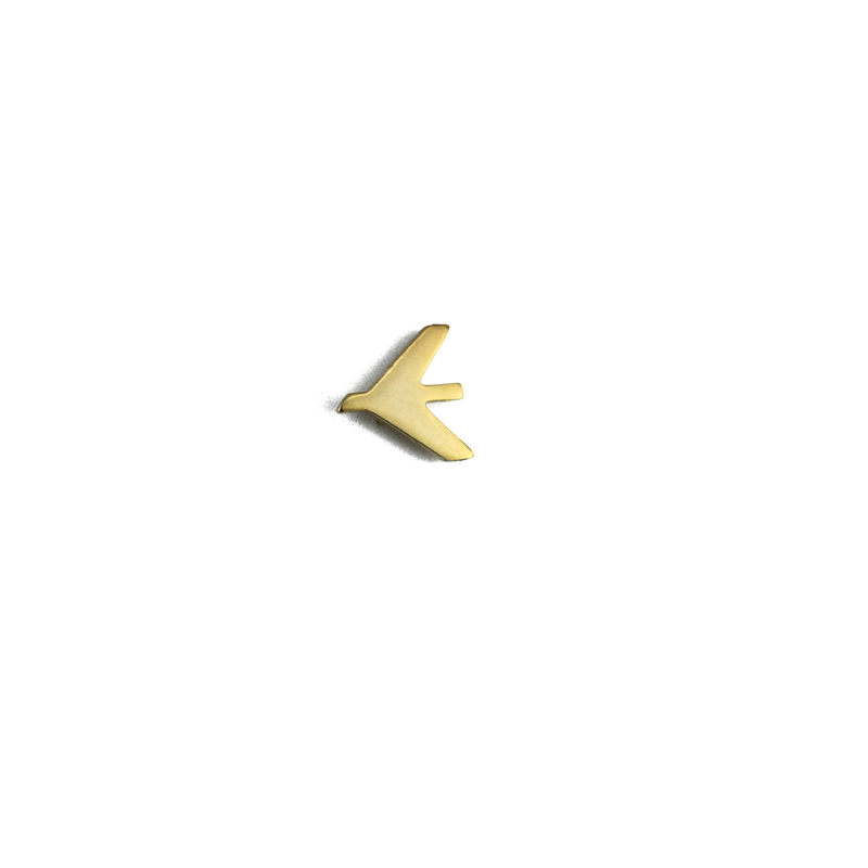 Pin Embraer symbol (golden tone)