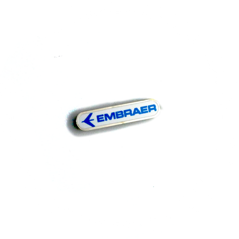 Pin Embraer (white)