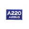 Patch Airbus A220 blue/rectangle