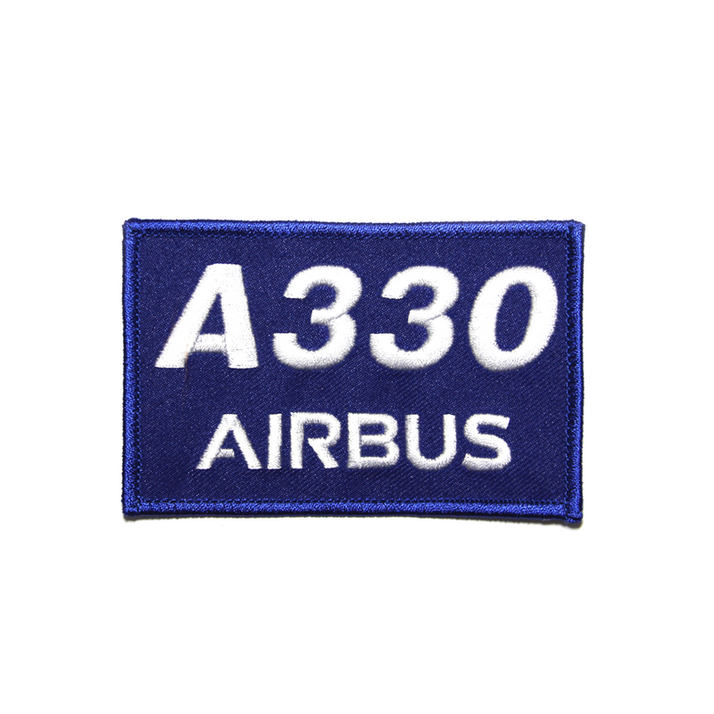 Patch Airbus A330 blue/rectangle