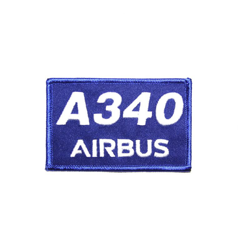 Patch Airbus A340 blue/rectangle