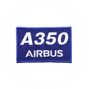 Patch Airbus A350 rectangle/blue