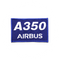 Patch Airbus A350 rectangle/blue
