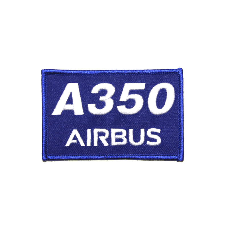 Patch Airbus A350 rectangle/blue