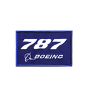 Patch Boeing 787 blue/rectangle
