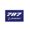 Patch Boeing 787 blue/rectangle