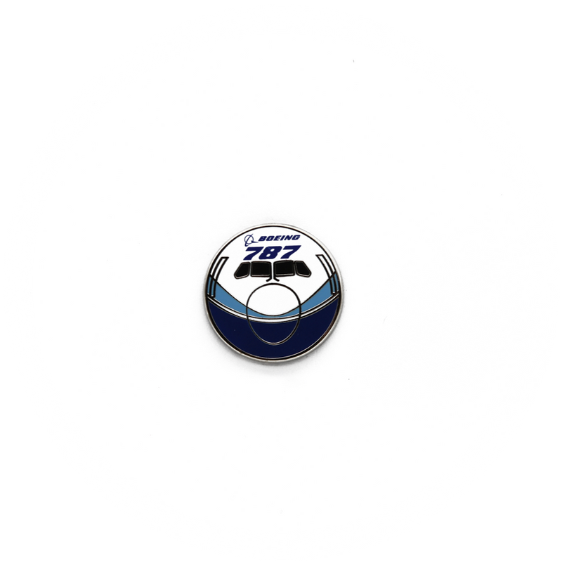 Pin Boeing 787 Nose (round/white)