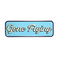 Gone Flying Sign (tin, light blue)