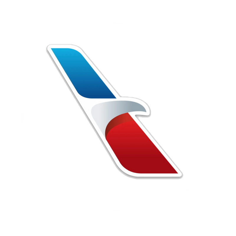 Sticker American Airlines AA Logo