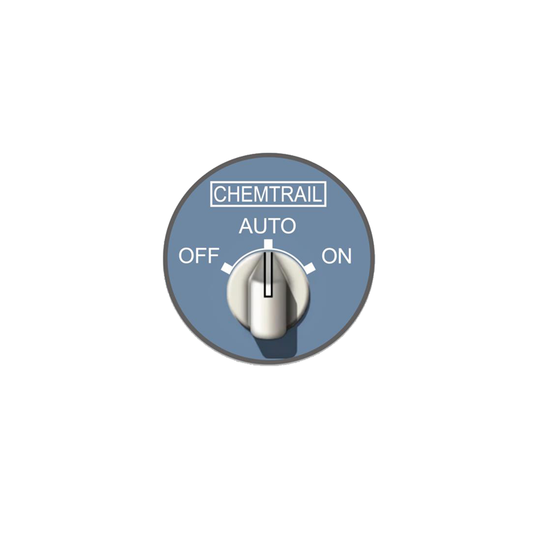 Sticker Chemtrail Switch in Cockpit