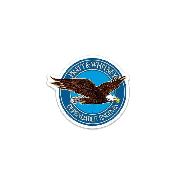 Sticker Pratt & Whitney / Dependable Engines Edition / Eagle Logo (classic)