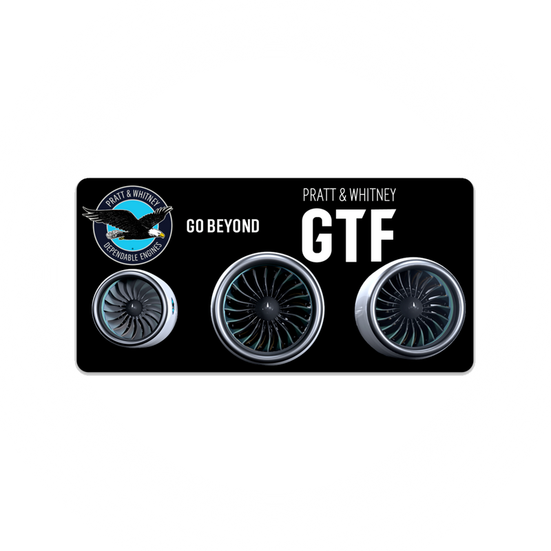 Sticker Pratt & Whitney - GTF Engine Family – Gone Flying Store