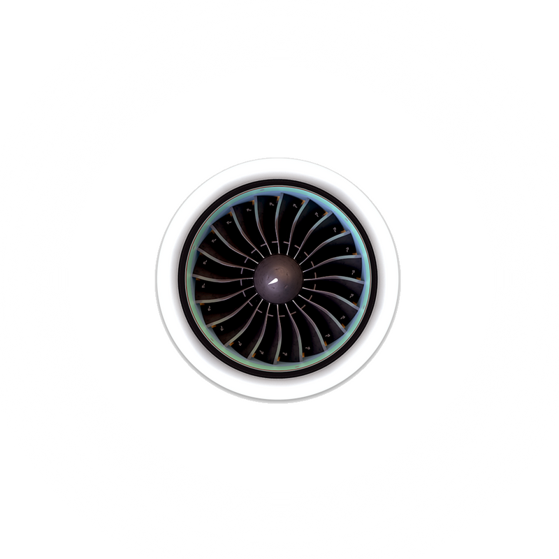 Sticker CFM P&W GTF PW1100 Fan