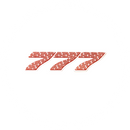 Sticker SWISS Boeing 777 Logo in SWISS colors