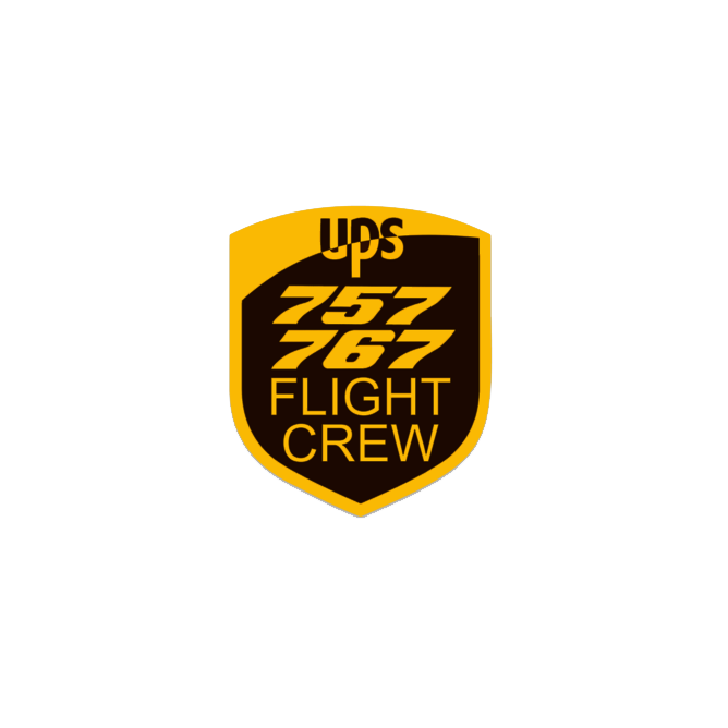 Sticker UPS AIRLINES Boeing 757 / Boeing 767 FLIGHT CREW