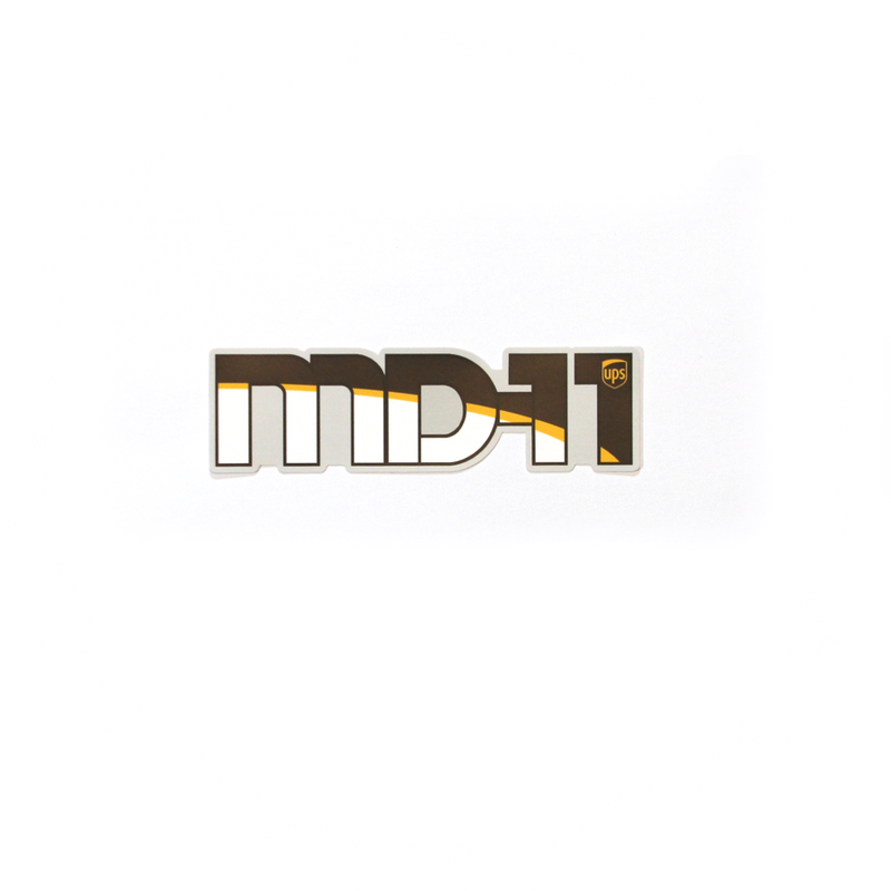 Sticker UPS AIRLINES MD11 McDonnell Douglas MD-11 Logo in UPS Colors (6.9")