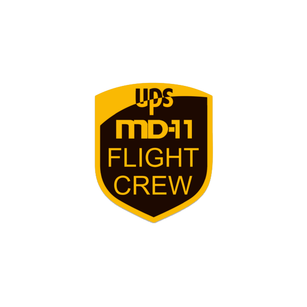 Sticker UPS AIRLINES MD11 McDonnell Douglas MD-11 Flight Crew