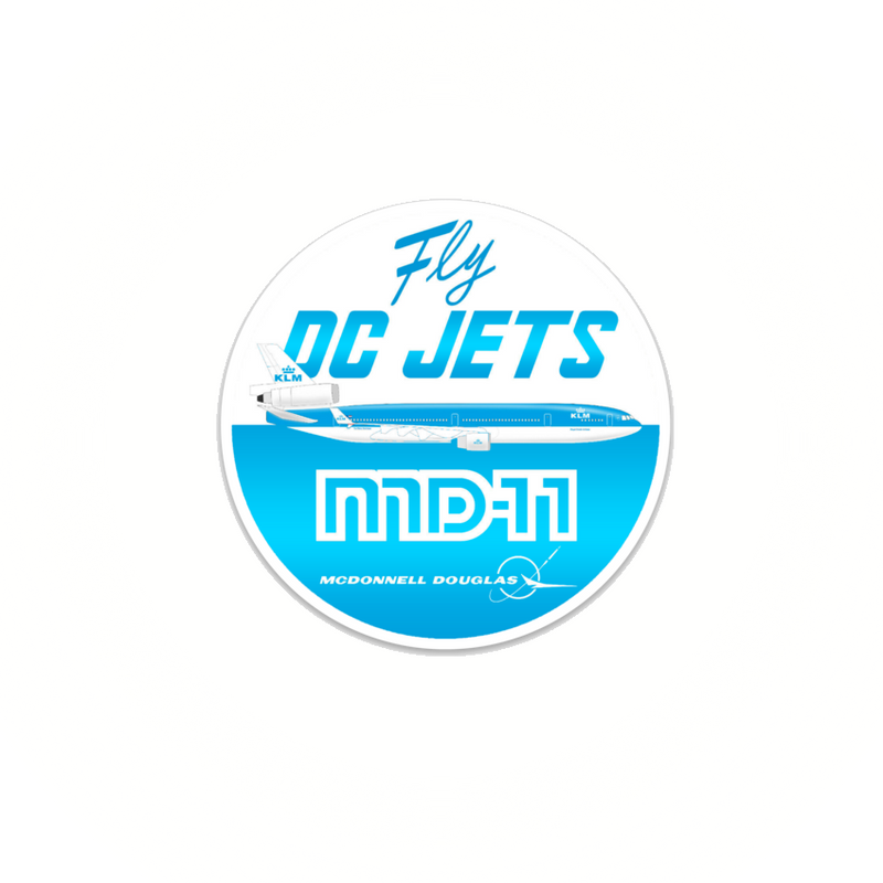 Sticker Fly DC Jets: KLM McDonnell Douglas MD-11 MD11