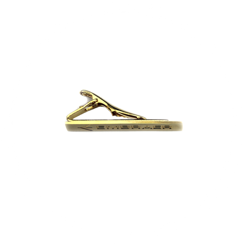 Tiebar / Tie-Clip / Tie-Clasp Embraer Co. Gold