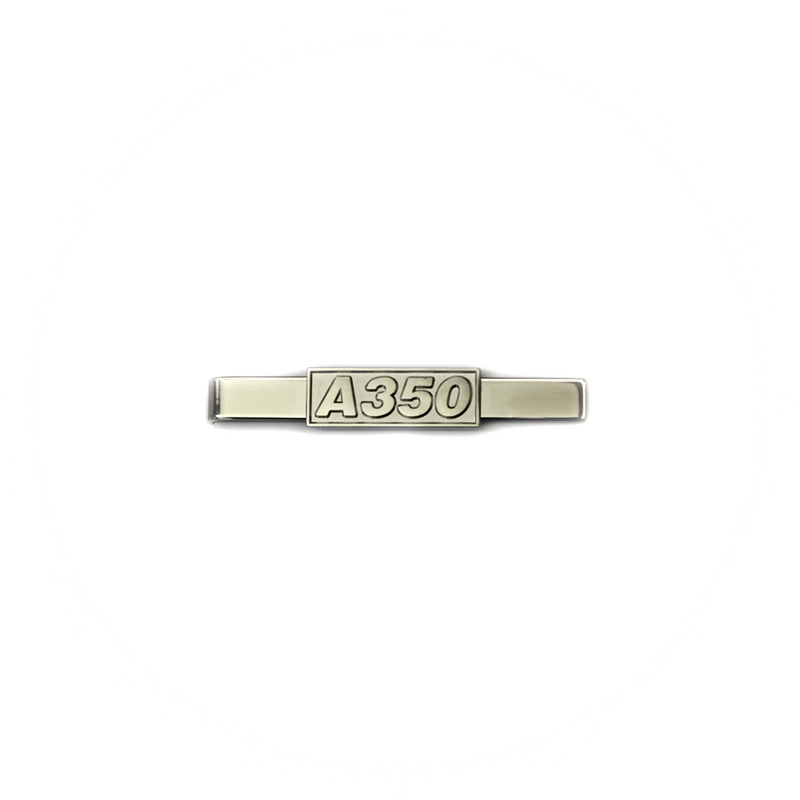 Tiebar / Tie-Clip / Tie-Clasp Airbus A350 Silver