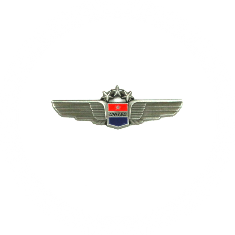 Wing Pin United Airlines (silver)